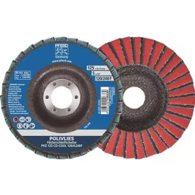   Féktárcsa D.125mm K.120/240 F alumínium kerámia szemcsés CO-COOL PFERD