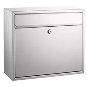 Postaláda, ezüst, széxméxma 360x150x310 mm