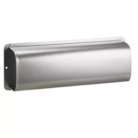   Újságtekercs, rozsdamentes acél, szé x mé x ma 370x90x140 mm, mindkét oldalán használható