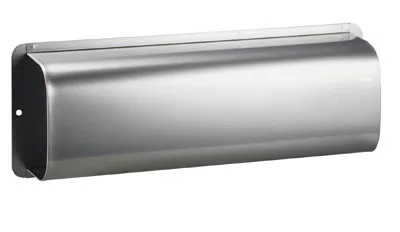 Újságtekercs, rozsdamentes acél, szé x mé x ma 370x90x140 mm, mindkét oldalán használható