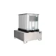 Kármentő, 2 mm-es rozsdamentes acél, 1 db-hoz. 1000 l-es ibc, függőleges tárolású, széxméxma 1460x1460x620 mm, gyűjtőtérfogat 1000 l