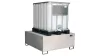 Kármentő, 2 mm-es rozsdamentes acél, 1 db-hoz. 1000 l-es ibc, függőleges tárolású, széxméxma 1460x1460x620 mm, gyűjtőtérfogat 1000 l