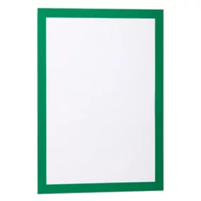   Információs keret, öntapadós, din a4, sz x m 210x297 mm, zöld, 10 db-os csomag