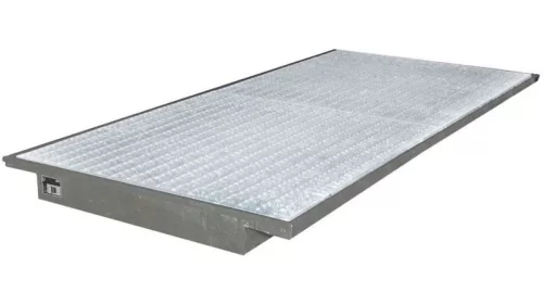 Függesztett tálca, gyűjtőtérfogat 233 l, széxméxma 2650x1250/915x130 mm, ral 2000