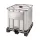 Standard ibc konténer műanyag raklapon, töltőnyílás nw 225, kifolyószelep nw 50, rakásolható, térfogat 600 l, széxméxma 1200x800x1013 mm