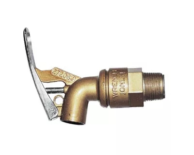 Finomadagoló csap rézből, 3/4" menettel