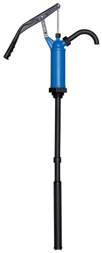 Kézi karos pumpa,45 l/löket, viton tömítés enyhén agresszív vegyszerekhez, merülőcső 340-900 mm, átmérő. 40 mm, g 1 1/2 + g 2 hüvelyk