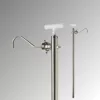 Rozsdamentes acél kézi pumpa,3-0,6 l/löket, ptfe tömítés gyúlékony közegekhez, merülőcső 1000 mm, átmérő. 32 mm, 1. tömlőcsatlakozás, 2 hüvelykes menet