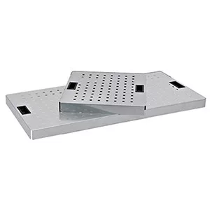 Környezetvédelmi szekrény plus, széxméxma 1000x500x1800 mm, ral 7035/ ral 1003, 4 tálca, űrtartalom 22 l