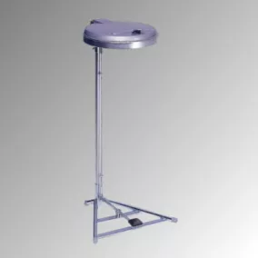   Hulladékgyűjtő lábbal és lábpedállal, horganyzott, ezüst műanyag fedél, széxméxma 490x490x1000 mm