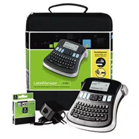   Labelmanager 210d+ címkenyomtató, tokkészlettel és 230 v-os tápegységgel együtt