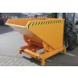   Nagy teherbírású billenőkonténer, automatikus kireteszelés, hxszxm 1310x805x970 mm, térfogat 0,3 köbméter, teherbírás 4000 kg, ral 2000 sárga-narancs
