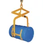   Hordómegfogó emeléshez, hxszxm 320x805x905 mm, ral 2000, 60 literes acélhordókhoz