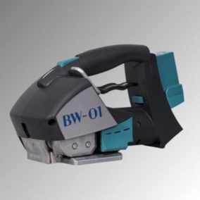   Akkumulátoros pántológép, belépő szintű, hxszxm 290x140x165 mm, 2200 n, akkumulátor 14,8 v/2,0 ah, 11-16 mm pántszélességhez, pp/pet