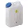 Széles nyakú tartály, polietilén (hdpe), fehér, űrtartalom 10 l, sz x m x ma 302x140x399 mm, 2 db-os csomag