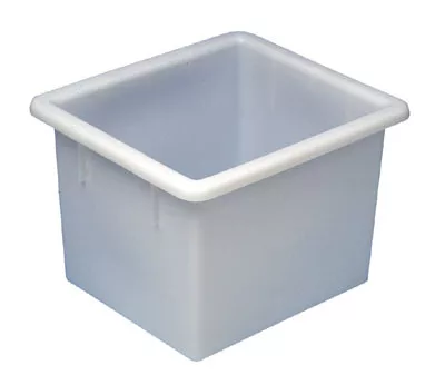 U-peremű doboz, pe, matt fehér, űrtartalom 55 l, hxszxm kívül/belül 535x475x380/450x395x360 mm, 2 db-os csomag