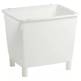   Nagy műanyag tartályok, pe, bújónyílás nélkül, 4 lábbal, űrtartalom 210 l, hxszxm kívül/belül 790x605x680/720x530x570 mm