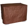 Borító, pe fólia 130 g/m², cipzár nélkül, hxszxm 1250x850x900 mm, barna színű