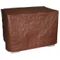   Borító, pe fólia 130 g/m², cipzár nélkül, hxszxm 1250x850x900 mm, barna színű