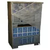 Borító, pe fólia 130 g/m², cipzár nélkül, hxszxm 1250x850x900 mm, barna színű