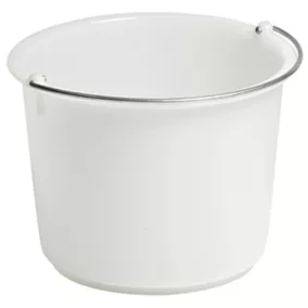   Vödör, hdpe natúr, acél fogantyú, űrtartalom 20 l, átmérő x magasság 380 x 280 mm, 2 db-os csomag