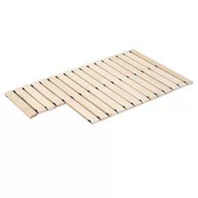   Bükkfából készült farács, műanyaggal bevont acélkábellel és t-gumi ütközőkkel, szélesség x magasság 800x36 mm, gumi csapágyak: 3-szoros