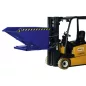  Billenőtároló, ollós mechanizmus, térfogat 0,5 köbméter, teherbírás 1200 kg, hxszxm 1450x830x780 mm, ral 5010 enciánkék