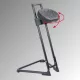 Állássegítő, fekete ülés, fekete váz, ülésmagasság-állítás 600-850 mm