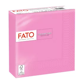 Fato Szalvéta 33x33cm rózsaszín 2 rétegű 50 lap/csomag 
