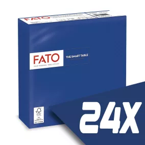   Fato Szalvéta 33x33cm sötétkék 2 rétegű 50 lap/csomag (24 csomag)