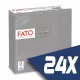 Fato Szalvéta 33x33cm szürke 2 rétegű 50 lap/csomag (24 csomag)