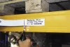 Mágneses címkézőszalag, fehér, szalagmagasság 30 mm, tekercshossz 10 m