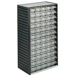 Apróalkatrész szekrény 30 fiókkal, polipropilén (pp) ral 7016, széxméxma 310x180x290 mm