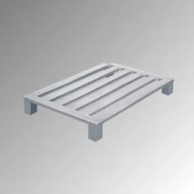   Alumínium raklap, széxméxma 800x600x150 mm, 3 létrafok, teherbírás 600 kg, 4 sarokláb