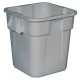 Szögletes kuka, pe, űrtartalom 106 l hxszxm 546x546x572 mm, szürke színű