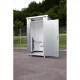 Mobil wc, sarokmosdóval és alacsony öblítésű wc-vel, szé x mé x ma 1400x1250x2425 mm