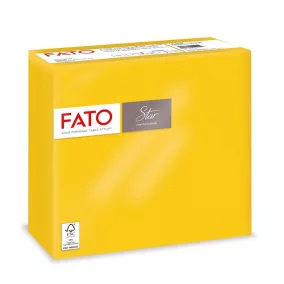   Fato Sztár szalvéta 2 rétegű 38x38cm sárga 40 szál/csomag 