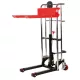 Platformlift, teherbírás 400 kg, villával + levehető platformmal, szélesség x mélység 576x650 mm, emelési tartomány 90-1210 mm, poliuretán gumiabroncsok
