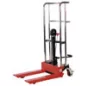   Platformlift, teherbírás 400 kg, villával + levehető platformmal, szélesség x mélység 576x650 mm, emelési tartomány 90-1210 mm, poliuretán gumiabroncsok