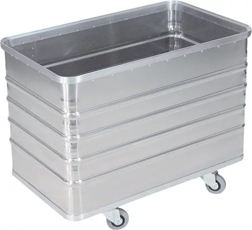 Alumínium dobozkocsi, perforált felület, hxszxm 1130x630x835 mm