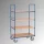 Többszintes kocsi, 2 nyitott oldallal, 4 rakodófelülettel hxsz 1200x800 mm, külső méretek 1369x809x1800 mm, teherbírás 600 kg, ral 5007 ragyogó kék