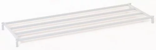 Többcélú, csavarmentes polcrendszer, csavarmentes polcrendszer, 7 csőacél polc, alsó rész, polcterhelés 163 kg, széxméxma 1250x600x2750 mm, támaszok ral 7024 grafitszürke, polcok ral 7035 világosszürke