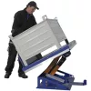 Emelő-billentő eszköz, teherbírás 1500 kg, u alakú asztallap hxsz 1200x1050 mm, effektív löket 820 mm, magasság 6 mm, motor 400 v / 0,75 kw