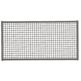   Vario rögzítőelem válaszfal védőrácsokhoz, sz x m 550-950x750 mm, ral7037 poros szürke