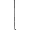 Válaszfal védőrács kezdő-/záróoszlopa, magasság 2200 mm, ral 7037 porszürke