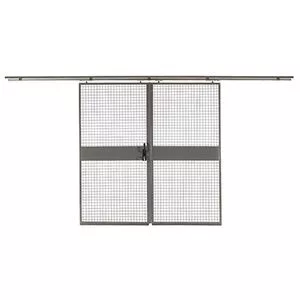 Vario elem válaszfal védőrácsokhoz, sz x m 550-950x2200 mm, ral 7037 porszürke