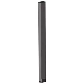  Sarokrögzítő oszlop válaszfal védőrácsokhoz, magasság 750 mm, ral 7037 porszürke