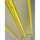Vario elem válaszfal gépvédőkhöz, sz x m 550-950x2000 mm, ral 1018 cinksárga