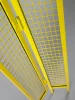 Vario elem válaszfal gépvédőkhöz, sz x m 550-950x2000 mm, ral 1018 cinksárga