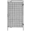 Szárnyas ajtó gépvédőkhöz, zárható, sz x m 1000x2000 mm, ral 1018 cinksárga
